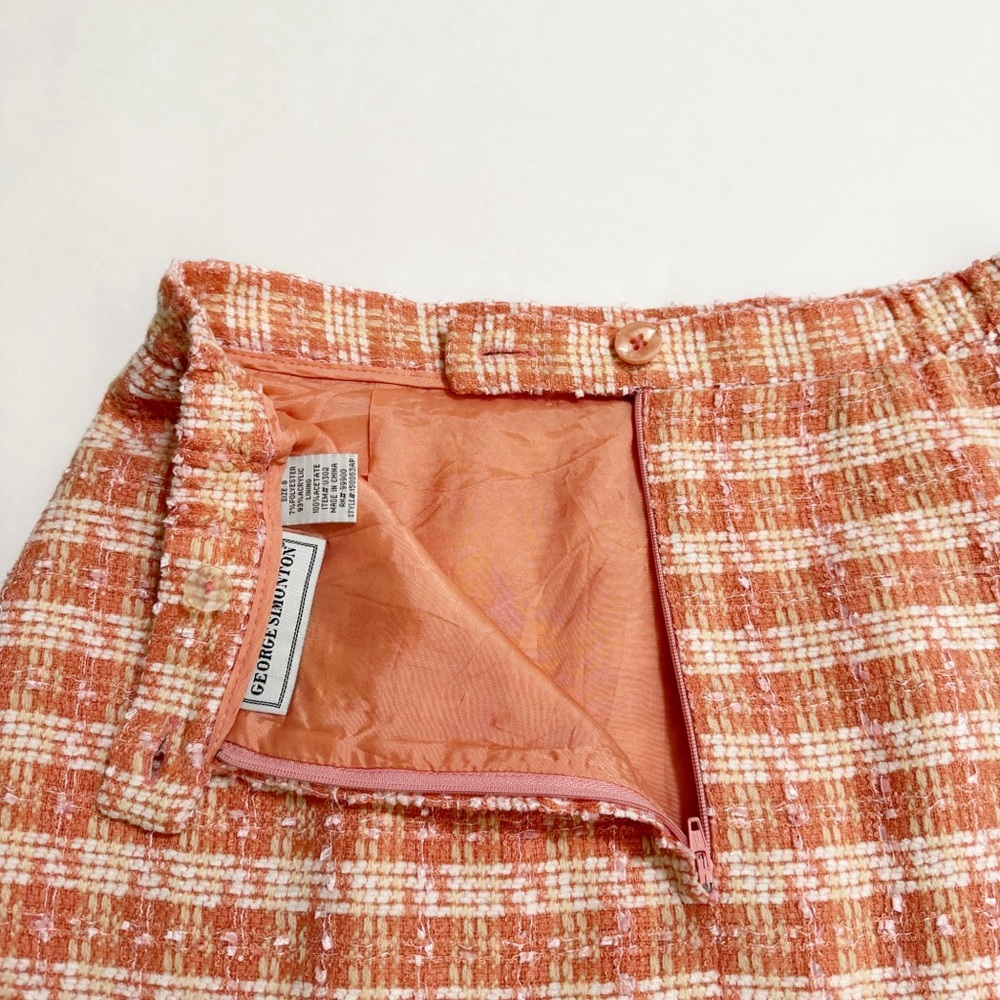 George Simonton Tweed Pencil Skirt - Picture 6 of 10